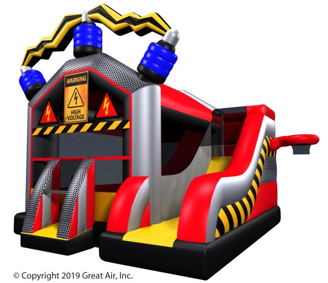 Rental store for BOUNCER, W SLIDE COMBO  5 HI VOLT in New Richmond WI