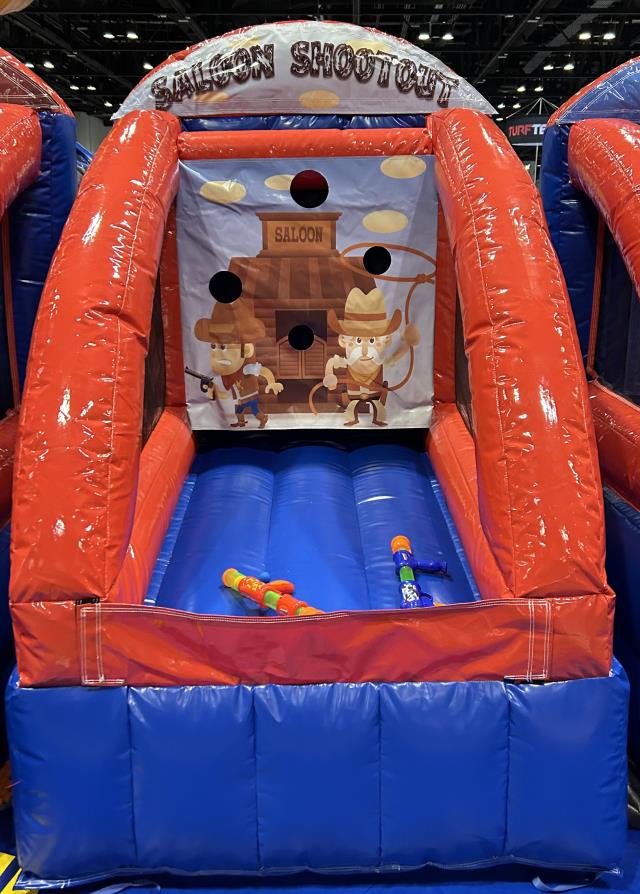 Rental store for GAME, INFLATABLE SALOON SHOOTOUT in New Richmond WI