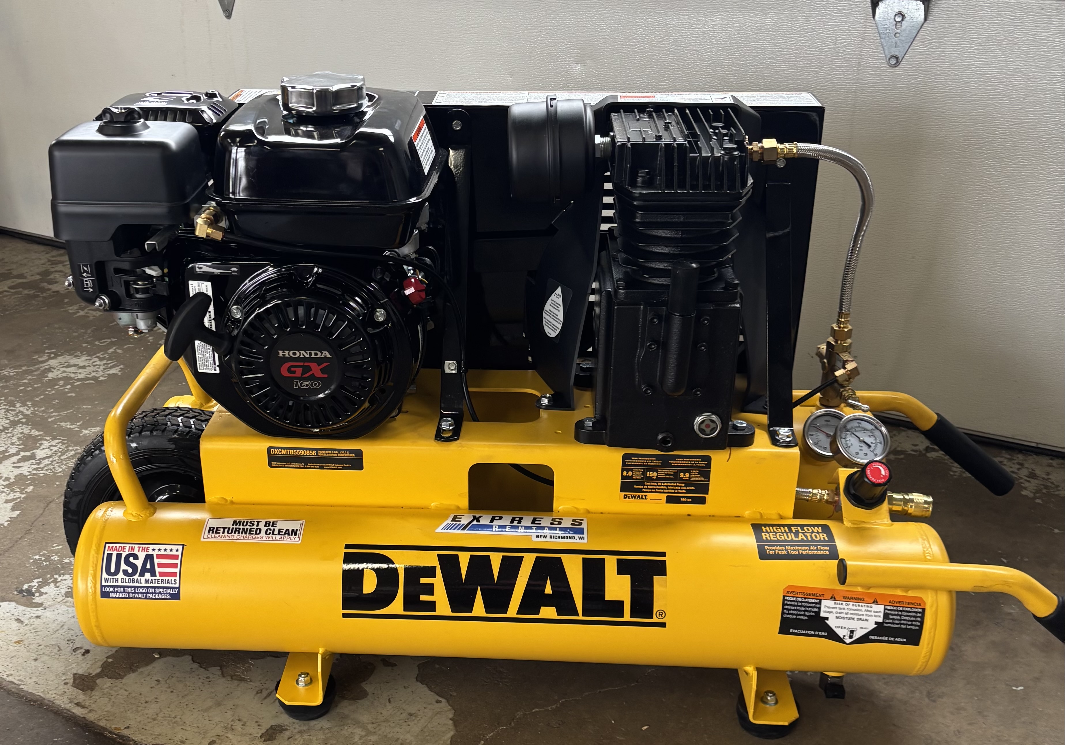Rental store for COMPRESSOR,  DEWALT PORTABLE in New Richmond WI